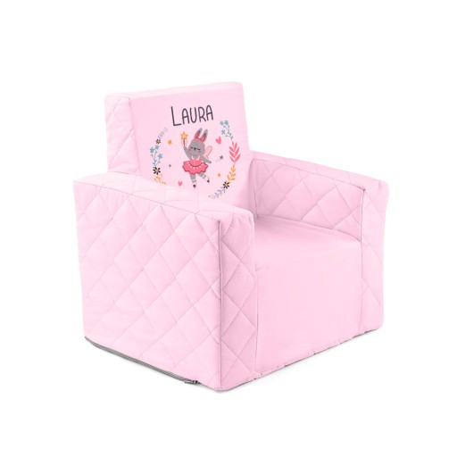 Дитяче крісло Albero Mio рожеве крісло