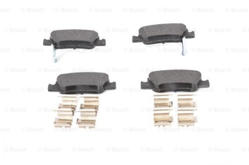 0 986 - ТОРМОЗНЫЕ КОЛОДКИ ЗАДНИЕ BOSCH TOYOTA AURIS COROLLA