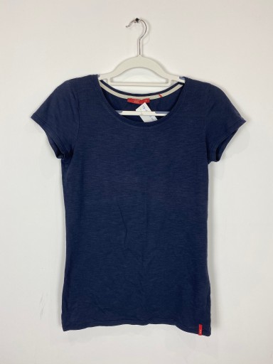 Granatowy t-shirt basic edc XS/34