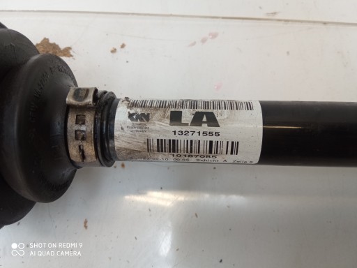 OPEL ASTRA J semi-axis left short. 13271555 LA 1.4T