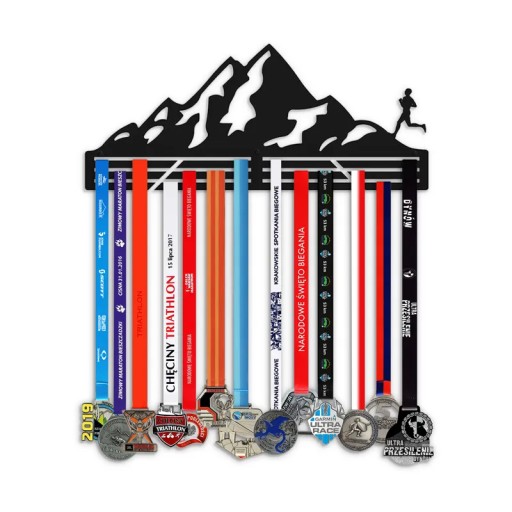 Металева вішалка для медалей ГОРИ І БІГ GÓRY | 