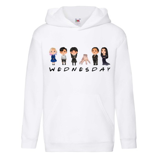 Дитячий світшот JHK розмір 140 з довгим рукавом білий