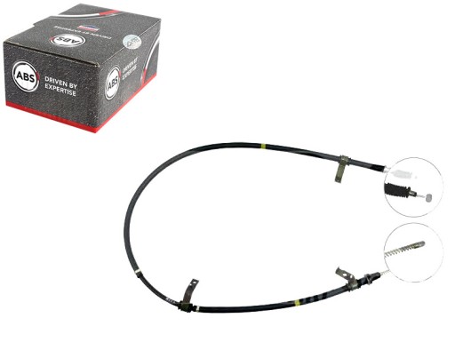 ABSK14318/RS3 - A. B. S. трос троса ручного гальма J3930305 BCK3