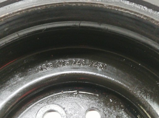 Puleggia 03G105243 V450 1.6 TDI Skoda Rapid e (2012-2019)