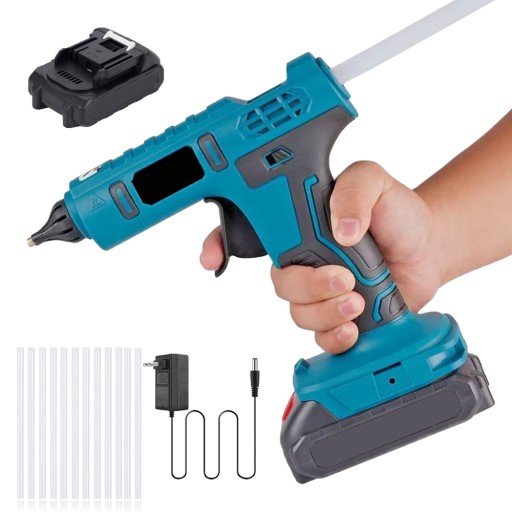 КЛЕВОЙ ПИСТОЛЕТ 100ВТ АККУМУЛЯТОРНАЯ ТЕХНИКА ДЛЯ ДЕКОРА И РУКОДЕЛИЯ