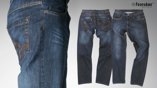 Вінтажні джинсові штани Freestar Road, розмір S