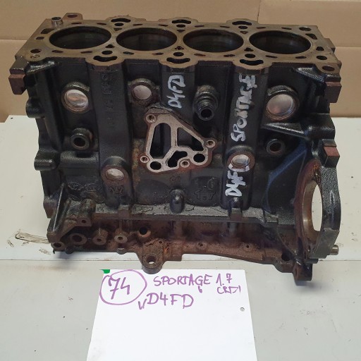 Блок цилиндров kia sportage iii 3 1.7 crdi d4fd