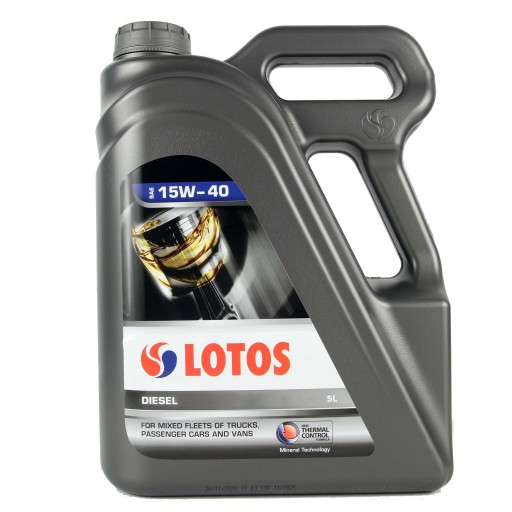 МАСЛО ЛОТОС 15W-40 ДИЗЕЛЬ CG - 4 / SJ 5L