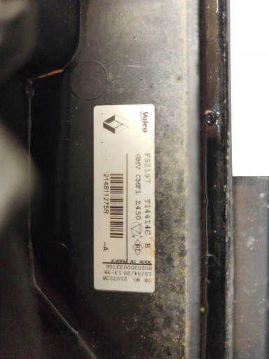 Lüfter Gehäuse des Kühlers RENAULT MEGANE IV 4 1.5 Blue DCI 214811275R