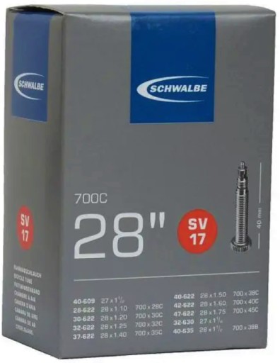 Велосипедна камера Schwalbe 28 x 1.75\