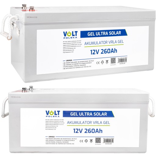 Сонячна батарея для фотовольтаики ups 12v 260ah ultra solar
