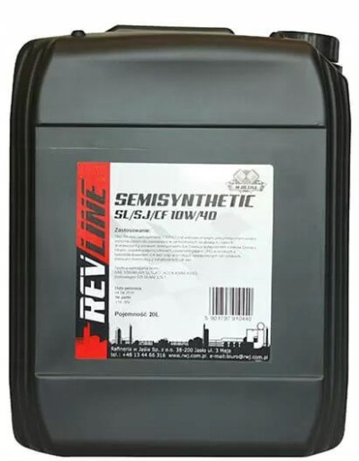 REVLINE SEMISYNTHETIC SEMISYNTHETIC OIL 20 L 10W