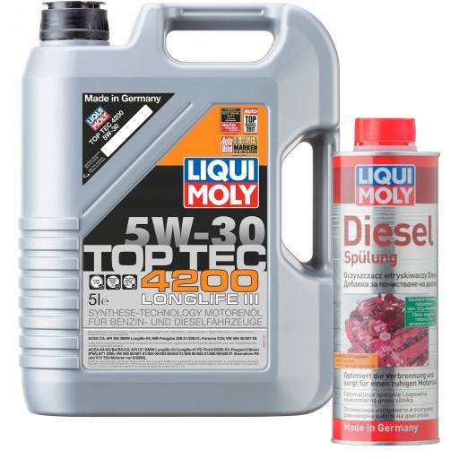 LIQUI MOLY 4200 5W30 LL 5L 504/507.00 8973+SPULUNG
