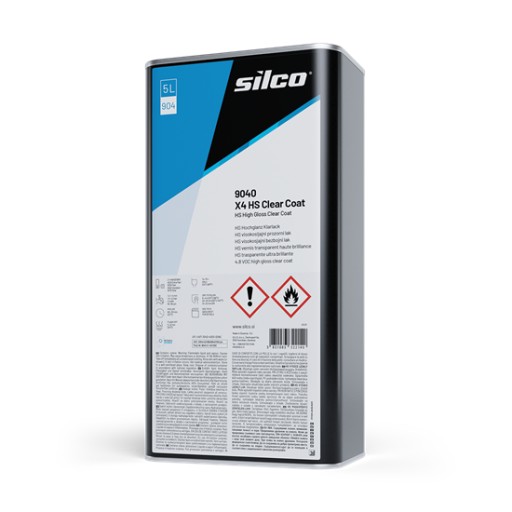 Silco x4 9040 HS прозорий лак 7.5 l