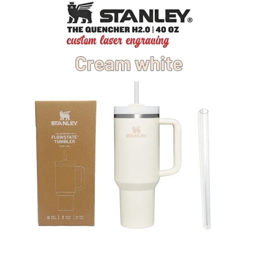 Stanley 40oz/1.1L Tumbler With Handle Leopard With Straw Lids
