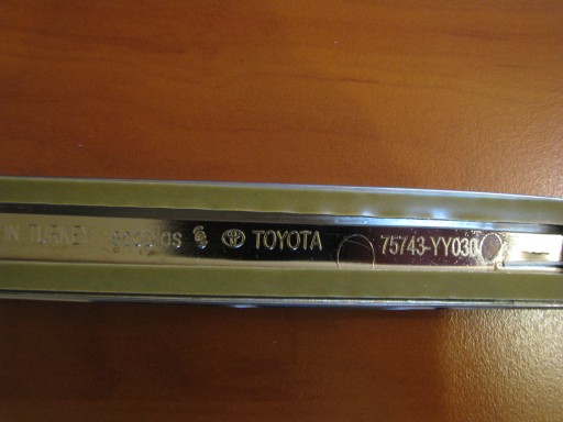 moulding CHROM door PRAW rear part TOYOTA COROLLA E21 18