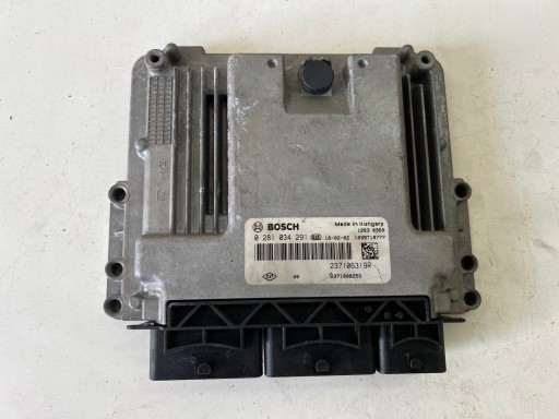 RENAULT CAPTUR K9K628 1.5 0281034291 237106319R 237100825S Computer ECU