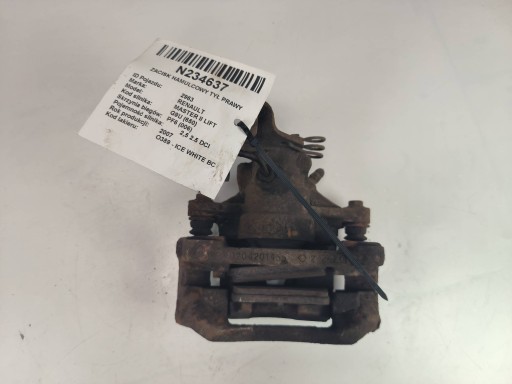 caliper brake rear part right 2.5 DCI RENAULT MASTER II LIFT