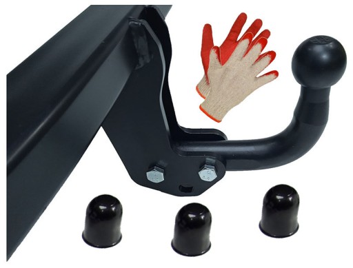 2000кг+90кг БУКСИРУЮЧИЙ ГАК + ЧОХЛИ для VOLKSWAGEN VW GOLF 7 VII з 2012 HTB