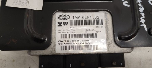 control unit computer of the engine Peugeot 307 CC 2,0 16V
