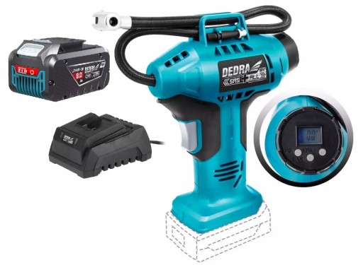 DEDRA Компрессор, насос AKU 18V SAS+ALL 8AH