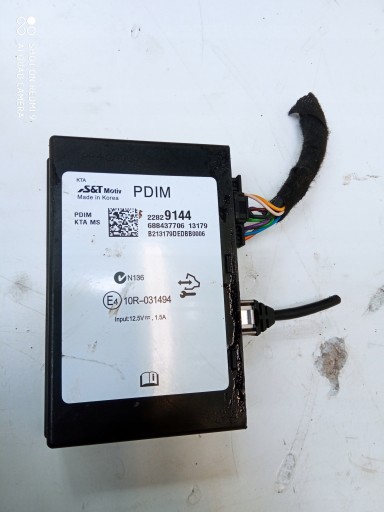 OPEL ZAFIRA ASTRA J module control unit PDIM 22829144