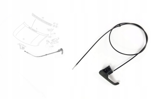 A9017500359 - ТРОС ОТКРЫТИЯ КАПОТА MERCEDES SPRINTER