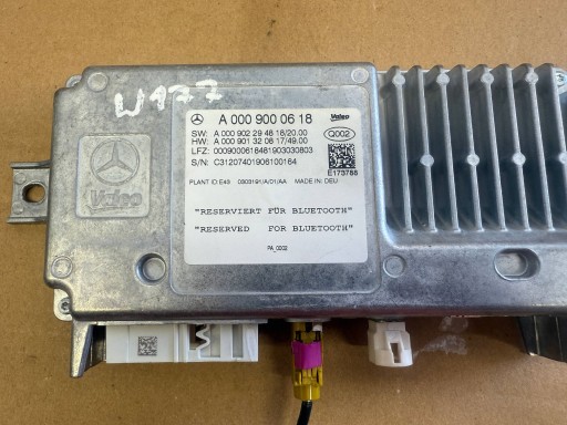 MERCEDES A třída W177 modul řídící jednotka PARKOWNIA PDC A0009000618