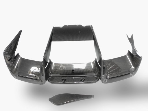FERRARI SF90XX SF90 XX F173VS 23-26 SPOILER Diffuseur CARBON W Pare choc Arrière