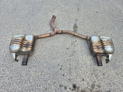 muffler, exhaust KONCOWY right left KOMPLET MERCEDES W205 W213 2.0CGI HYBRYDA