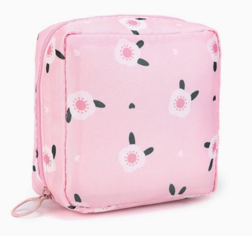 ✨ MEGA OKAZJA! Różowa Saszetka Damska Mini Etui - Dyskretny Organizer na Podpaski i Leki.