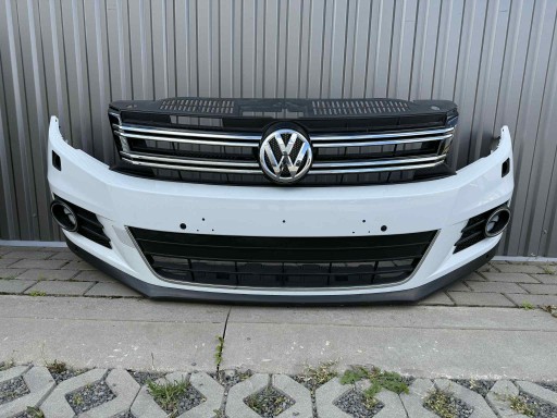 2011-15r - Vw tiguan i fl lc9a передній бампер в комплекті з шайбою 6xpdc 2011-15р
