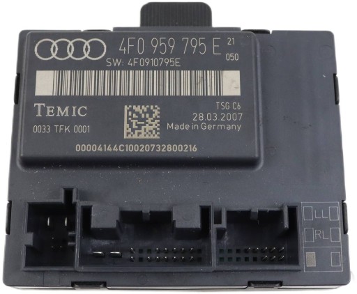 AUDI A6 C6 modul Bedienteil Tür KOMBI 4F0959795E 4F0910795E