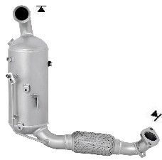 FD5117 - Фильтр DPF FORD FIESTA 1.6 TDCI / 2010-2012