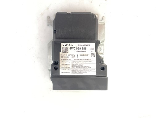 Centralina airbag POWIETRZNYCH airbag AUDI A4 B9 8W 8W0959655 100% SPRAWNY