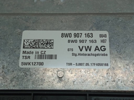 module transmission 8W0907163 5WK12700 Audi Q7 II (2015-2026) SQ7