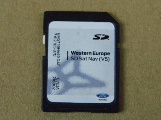 Ford Fiesta MK8 karta navigazione SD SAT NAVI (V5) EM5T-19H449-DAC