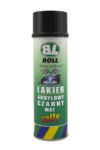BOLL акриловый лак матовый черный RALLY-spray 5