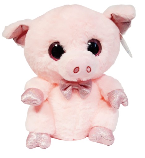 Талісман Свинка з бантом 28 см