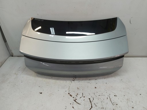 Porsche Taycan 4S 9J1 2021r zadnja hauba gepek prtljažnika srebrny M7P LM7P