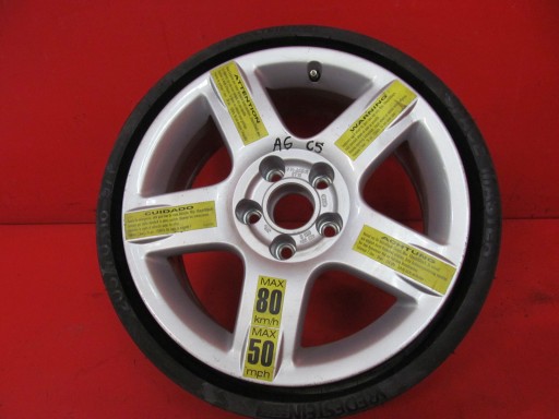 AUDI A6 C5 ALLROAD wheel spare 16'' 6.5J ET16 5x112 4Z7601025B