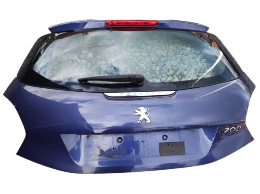 boot door rear cover boot window PEUGEOT 208 and 2012-2015