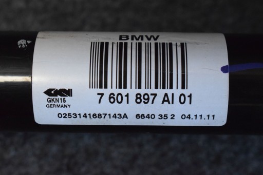 Antriebswelle links heck hinten BMW 7 F01 F02 7601897 HYBR