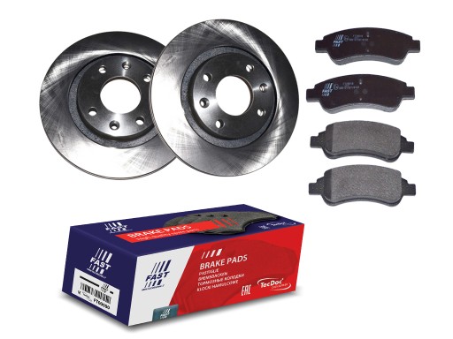 ДИСКИ ПЕРЕДНІ КОЛОДКИ PEUGEOT 207 307 1007 2008