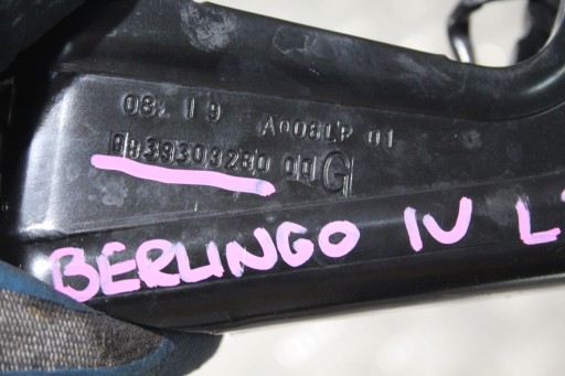 roll PROWADNICA door left rear part CITROEN BERLINGO IV 4 9833303280