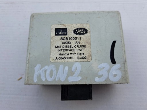 ROVER 75 computer ECU control unit SCB100211