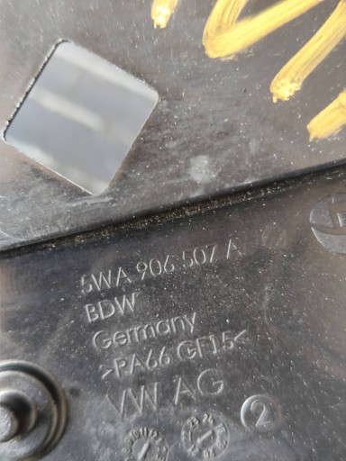SKODA OCTAVIA IV Poignée Support plaque KOMPUTERA STEROWNIKA 5WA906507A
