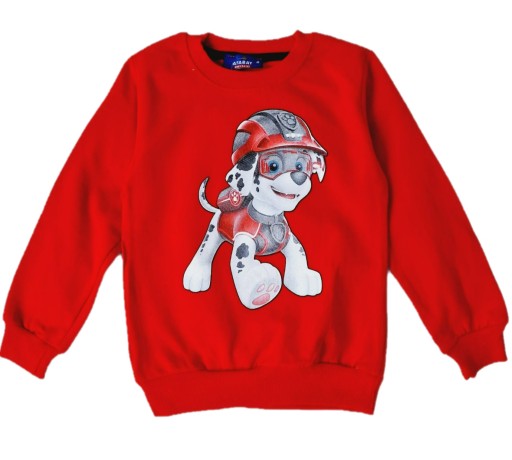 Дитячий світшот МТ 122 р. довгий рукав червоний