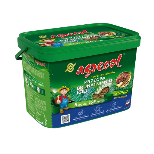 Nawóz do Iglaków Przeciw Brunatnieniu 5 kg Agrecol