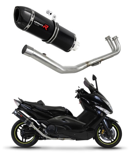 YA135DFBL-S - Выхлопная система T-MAX 500 08-11 HP1 BL DOMINATOR